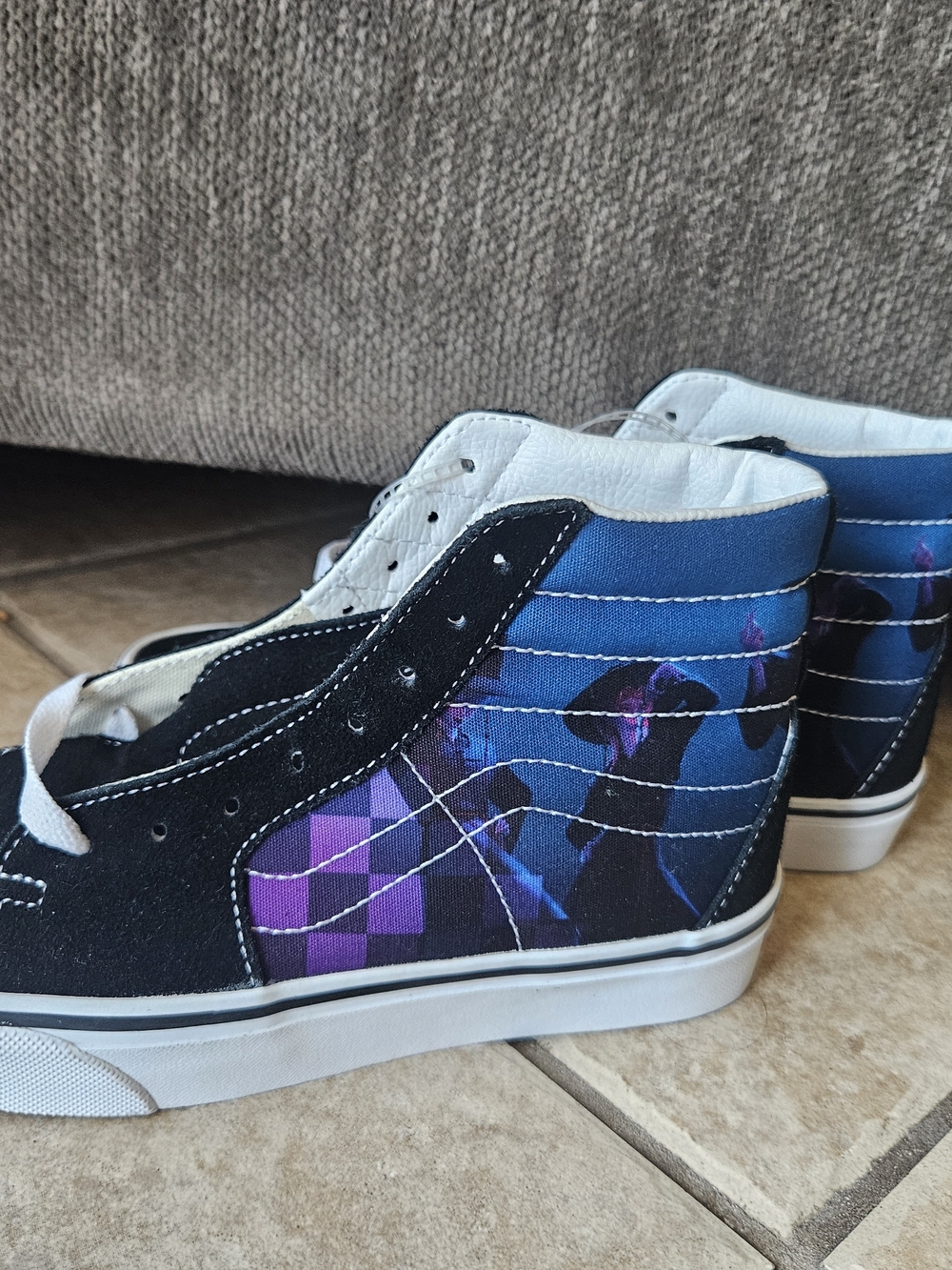 Vans Kids High-Top Sneakers Black Blue Purple